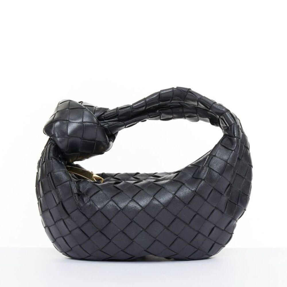 Bottega Veneta 2020 Black Leather Mini Jodie Handbag